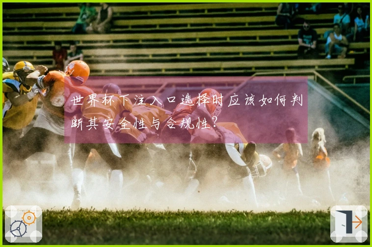 世界杯下注入口选择时应该如何判断其安全性与合规性？
